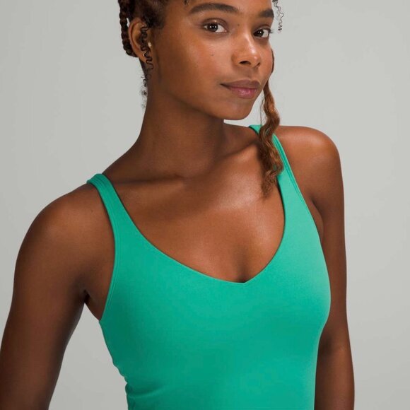 NWT Lululemon Align Waist-Length Tank Top - Maldives Green - Picture 8 of 8